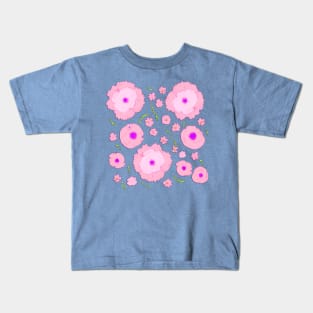 Mother's Day Falling Petals (MD23MOD004b) Kids T-Shirt